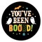 Big Dot of Happiness You've Been Booed - Ghost Halloween Party Circle Sticker Labels - 24 Count